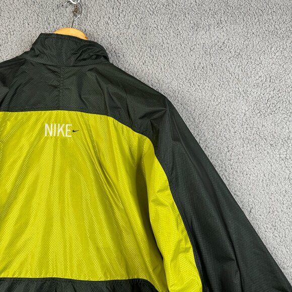 Nike Jacket Women’s Size Medium Green Vintage Classic Loose Fit Wind Breaker - Picture 9 of 16